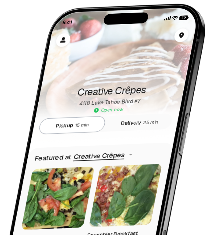 Creative Crêpes app preview